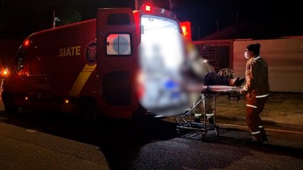 Homem sofre queda na Avenida Cardeal, no Bairro Floresta e fica ferido