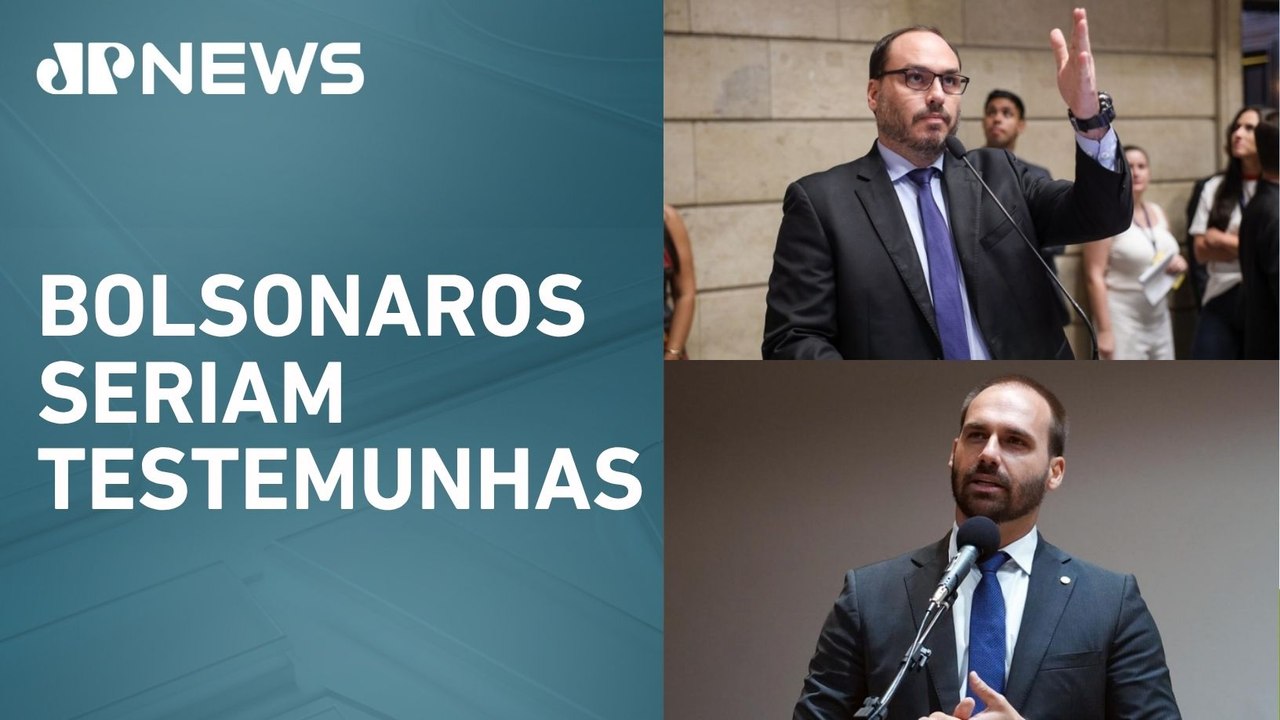 Moraes cancela depoimentos no STF de Carlos e Eduardo Bolsonaro
