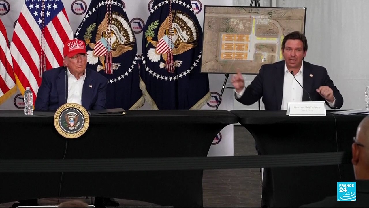 Trump inaugura 'Alligator Alcatraz', un centro de detención para migrantes en Florida