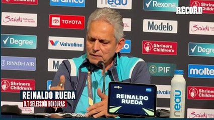 En la antesala de la semifinal entre México y Honduras, el director técnico Reinaldo Rueda fue consultado sobre el arbitraje para el encuentro. “Que el Espíritu Santo lo ilumine."