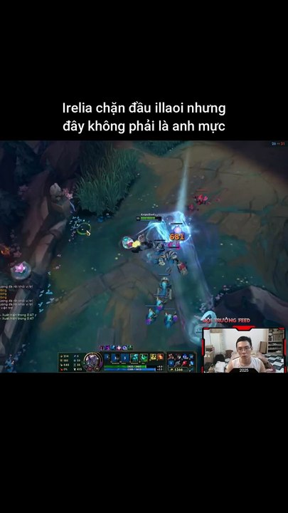 Irelia chặn đầu illaoi nhưng đây không phải là anh mực #irelia #illaoi #lienminhhuyenthoai #leagueoflegends #knightriseky
