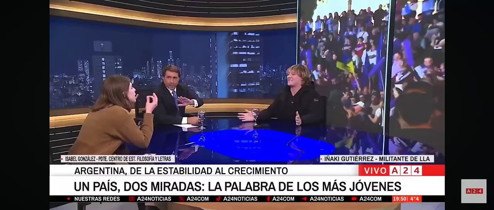 Feinmann se peleó con una invitada que criticó a Milei y la echó del estudio