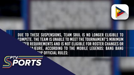 North American team S8UL, diskwalipikado sa MLBB Mid-Season Cup