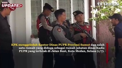 KPK Geledah Kantor dan Rumah Kepala Dinas PUPR Sumut