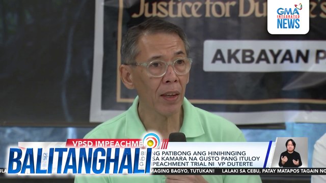 Rep. Chel Diokno - Posibleng patibong ang hinihinging certification ng Senado sa Kamara na gusto pang ituloy ng 20th Congress ang impeachment trial ni VP Duterte | Balitanghali