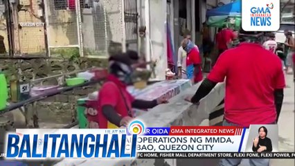 Bantay-sagabal operations ng MMDA, isinagawa sa Cubao, Quezon City | Balitanghali