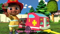 Wheels on the Hero Fire Truck Song! _ CoComelon Nursery Rhymes & Kids Songs_2160p