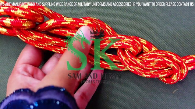 Cincture with Roman Tassels in Gold Blend, Tailored cincture in rayon