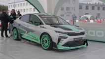 The new Škoda Elroq RS test track Polygon