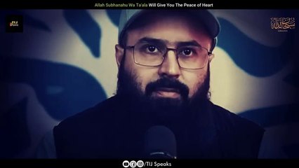 Allah will give you the peace of heart ❣️