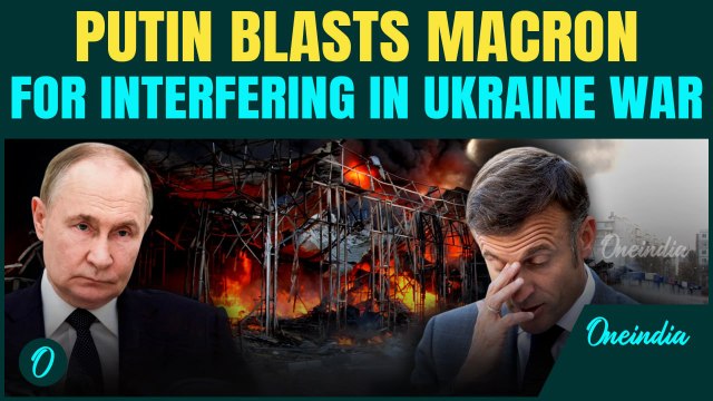 Putin UNLEASHES on Macron | Blames THE WEST for DESTROYING Ukraine, Escalating War