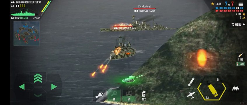 MODERN WARSHIP or World of Warships Gameplay WoWS: Legends | Modern Battleship Combat | 4K Video | 8K gaming Video |4K Naval Battle Destroyer vs Cruiser War| Military game