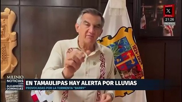 Tamaulipas en alerta por lluvias temporales, anuncia el gobernador