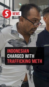 Indonesian man charged with trafficking over 20kg of meth