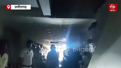 दुर्ग इंदिरा मार्केट में भीषण आग, लगातार आग लगने की घटनाओं पर कांग्रेस ने घेरा