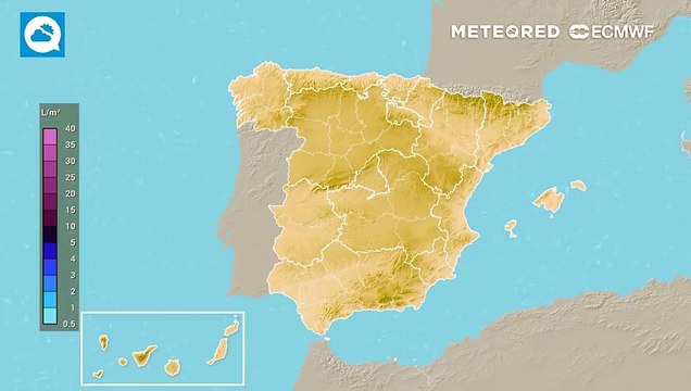 Inminentes tormentas intensas en varias regiones de España