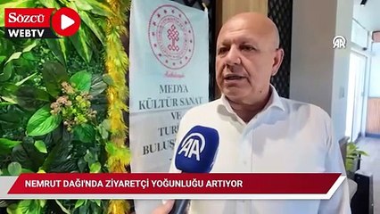 Nemrut Dağı'nda ziyaretçi yoğunluğu artıyor