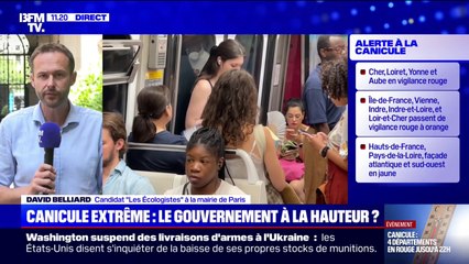 Canicule: David Belliard (Les Écologistes) dénonce "l'irresponsabilité et l'improvisation" de l'État face aux fortes chaleurs
