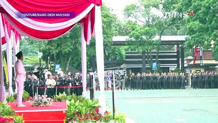 [FULL] Pidato Dedi Mulyadi di HUT Bhayangkara ke-79 Polda Jabar, Bagi-Bagi Bonus ke Polisi