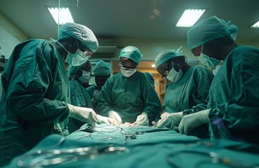 Playing music during operations reduces the need for anaesthesia