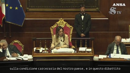 Carceri, il senatore Fina (Pd) legge in Aula le parole di Alemanno