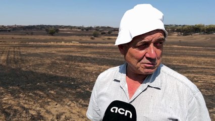Un pagès sorprès per l'incendi: "Em podria haver cremat tranquil·lament, va sortir foc per tot arreu"