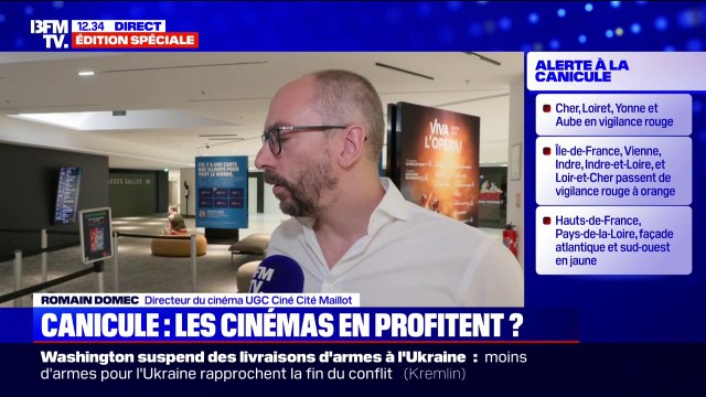 Canicule: les cinémas enregistrent une hausse de la fréquentation ces derniers jours