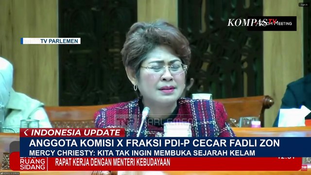 Pecah! Tangis Anggota DPR Cecar Fadli Zon soal Pemerkosaan Massal 1998 | INDO UPDATE