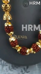 HRM | Gold Rudraksha Mala Designs 2025 |