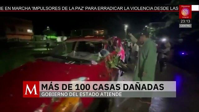 San Luis Potosí sufre graves afectaciones tras el paso de la tormenta 'Barry'