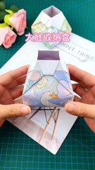 DIY Origami Storage Box Tutorial