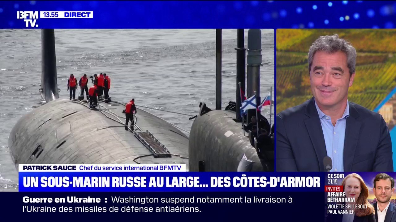 Un bateau de pêche français est tombé sur un sous-marin russe au large des Côtes-d'Armor