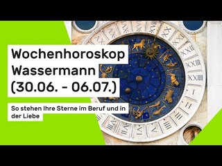 Wochenhoroskop Wassermann: So stehen Ihre Sterne