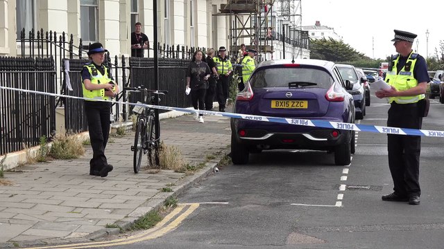 Police on the scene in Brighton after man hospitalised following stabbing