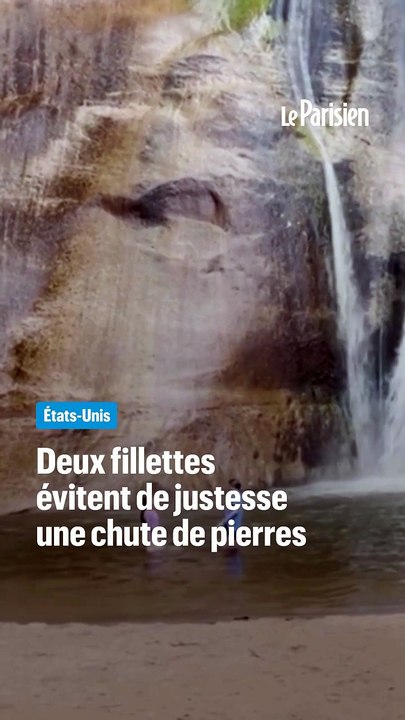 Deux fillettes manquent d’être écrasées par une chute de pierres
