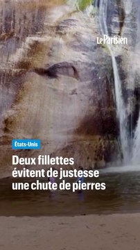Deux fillettes manquent d’être écrasées par une chute de pierres