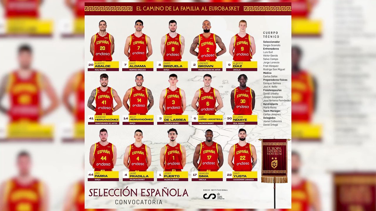 Scariolo cita a siete caras nuevas para preparar su último Eurobasket con España