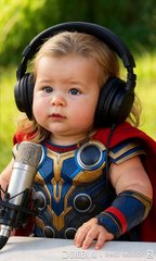 Cute and clever baby