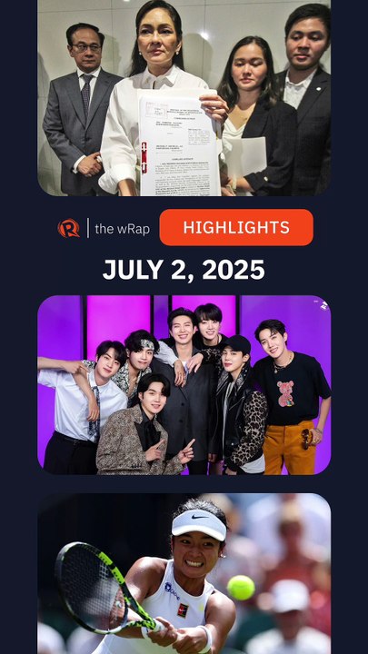 Today’s headlines: Risa Hontiveros, BTS, JL in AHOF, Alex Eala | The wRap | July 2, 2025