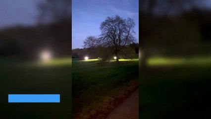 High-speed electric bikes being ridden in Mote Park, Maidstone