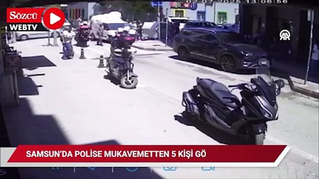 Samsun'da polise mukavemette bulundukları iddiasıyla 5 kişi gözaltına alındı