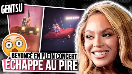 Beyoncé échappe au pire en plein concert 🚨
