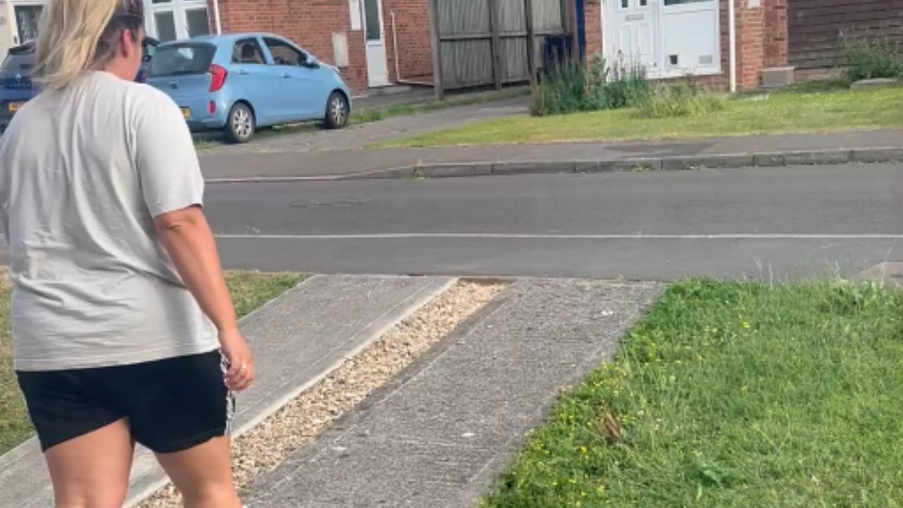 Girl loses her chance at ice cream when truck moves away suddenly