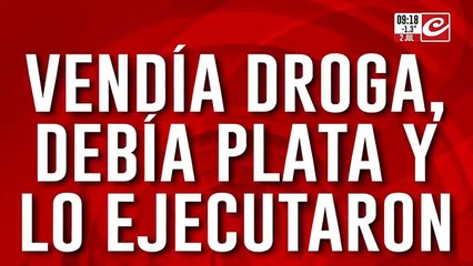 Tremendo: consumió la droga que debía vender y lo ejecutaron de varios balazos