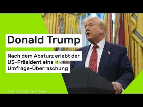 Donald Trump: Nach dem Absturz erlebt der US-Präsident eine Umfrage-Überraschung