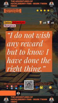 The Adventures of Huckleberry Finn - Mark Twain (1884) Quotes (Adventures of Tom and Huck - 2)