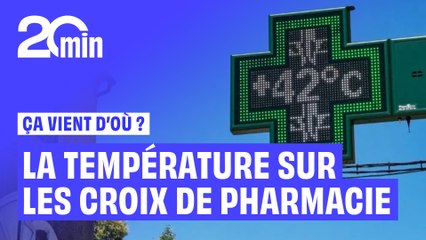 Mais d'où vient la température des croix de pharmacies ?