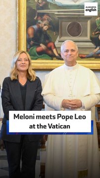 Meloni meets Pope Leo at the Vatican