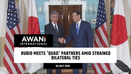 Rubio meets 'Quad' partners amid strained bilateral ties