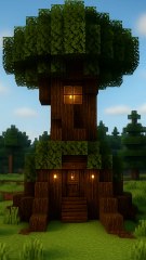 Ideas casa de árbol Minecraft